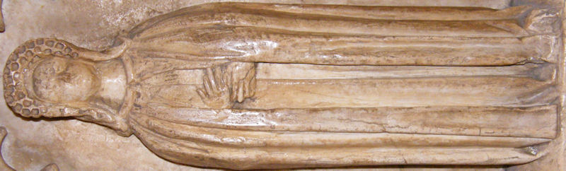 Warwick - St Mary Thomas Beauchamp 1369 and wife Katherine mortimer 1369 weeper